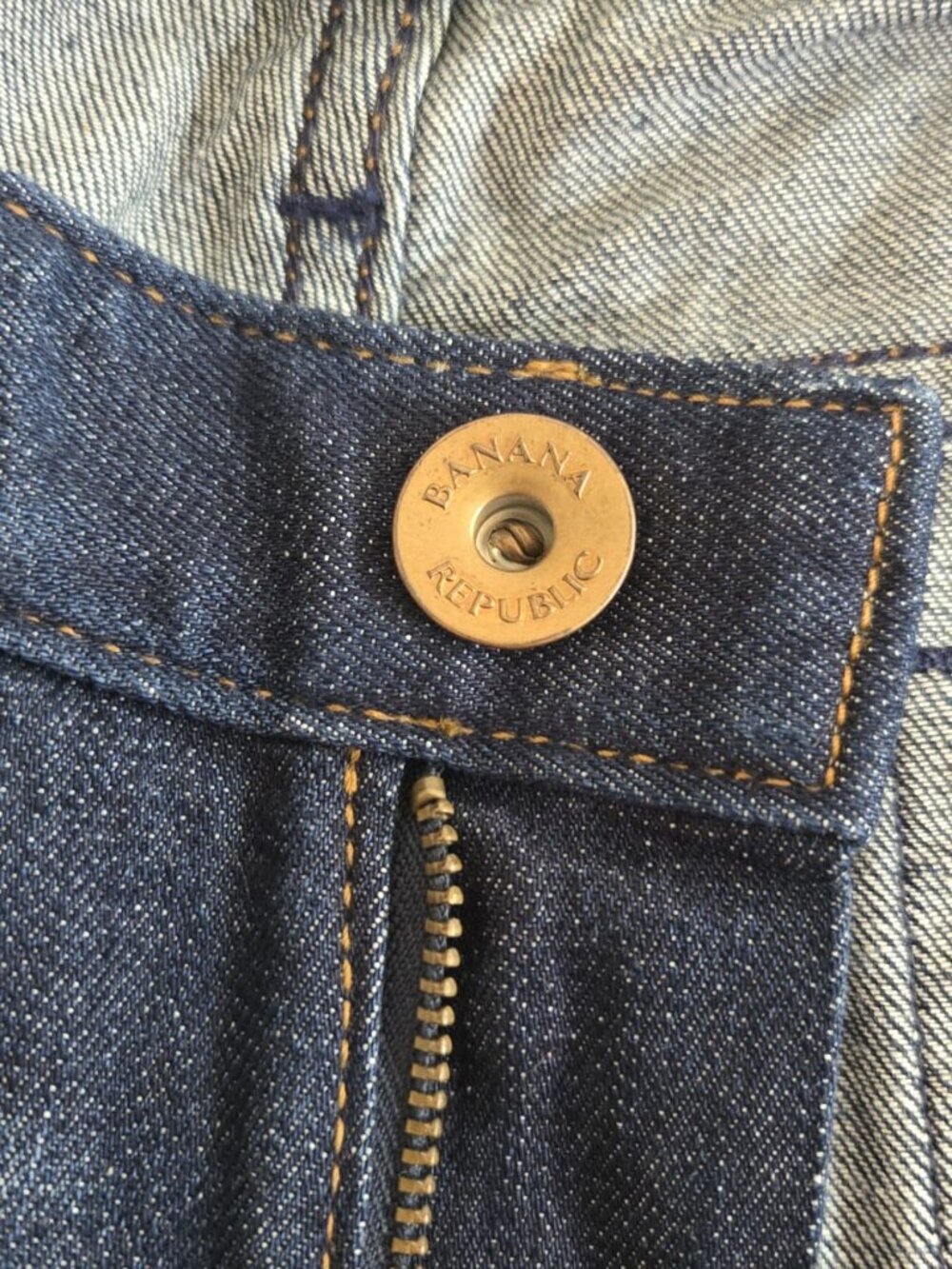Banana Republic Dark Wash Straight Leg Jeans 32R EUC - Picture 8 of 13